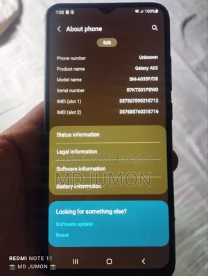 Samsung A10 32 GB Black