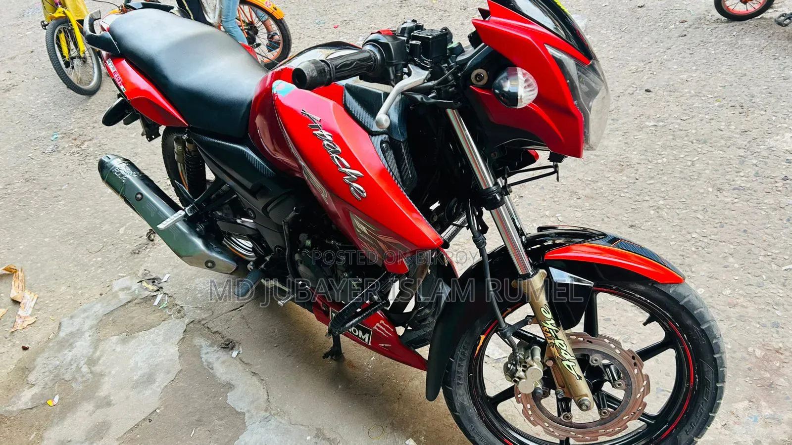 TVS Apache RTR 160 2V 2018 Red
