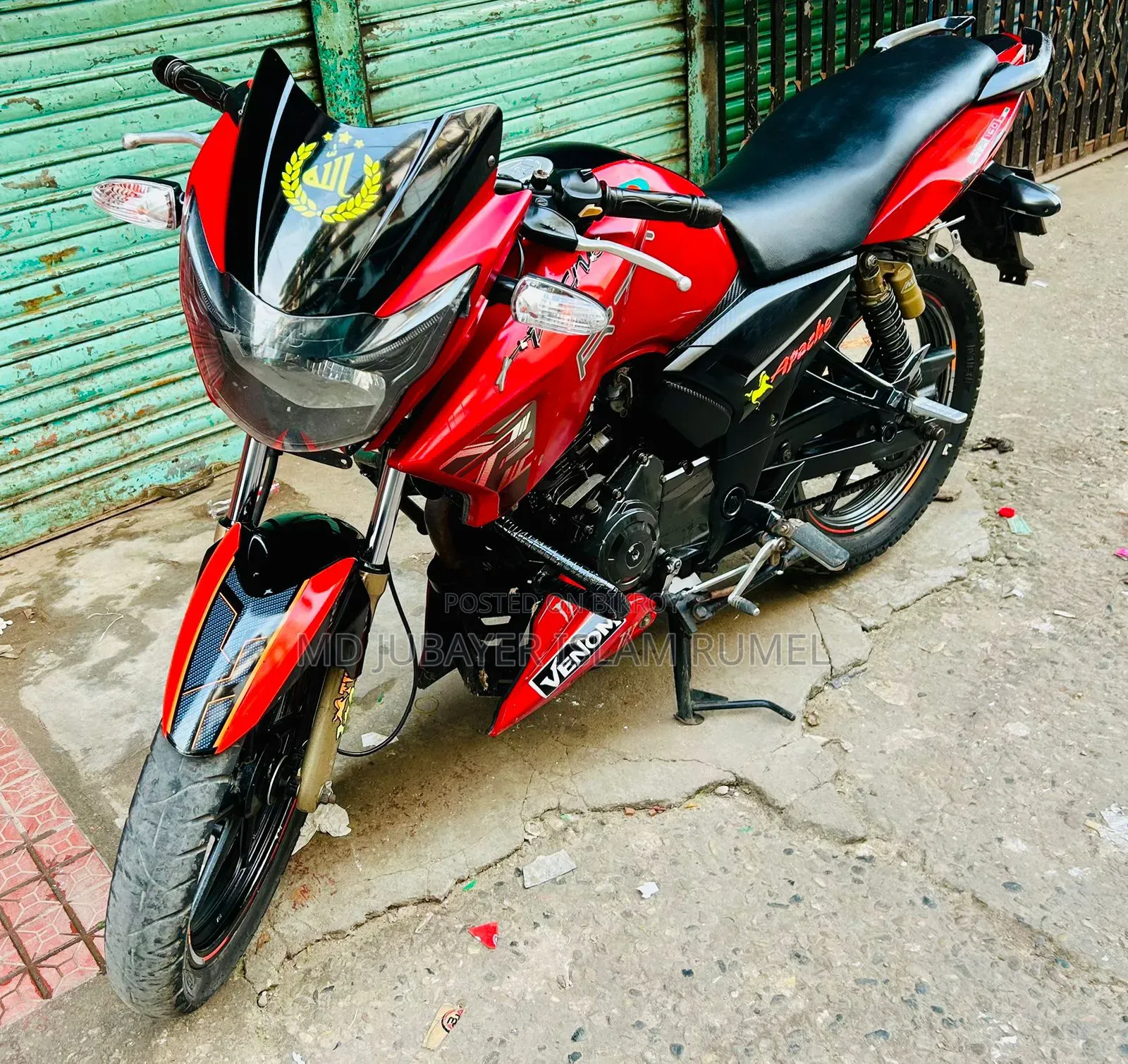 TVS Apache RTR 160 2V 2018 Red