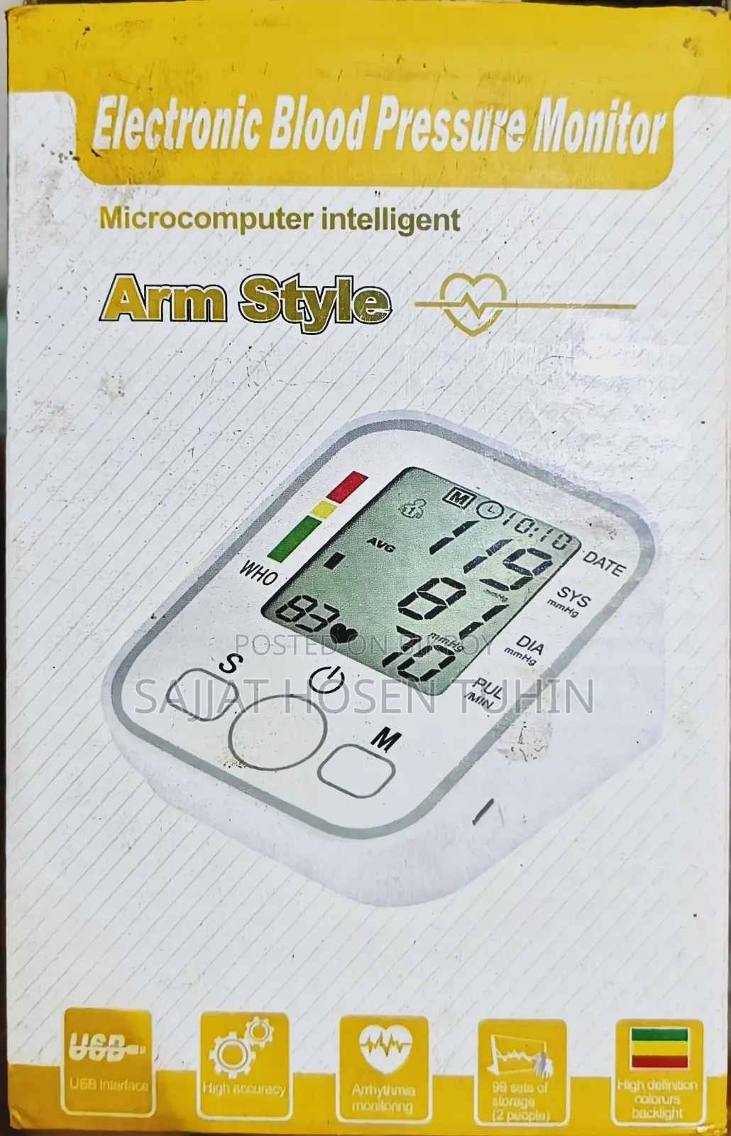 Electronic Blood Pressure Monitor