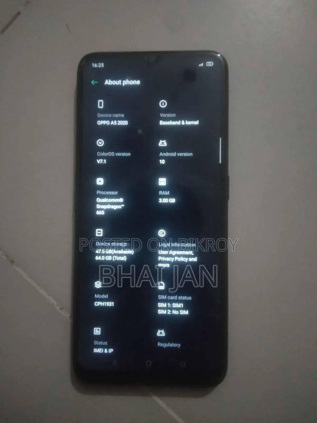 Oppo A5 64 GB Black