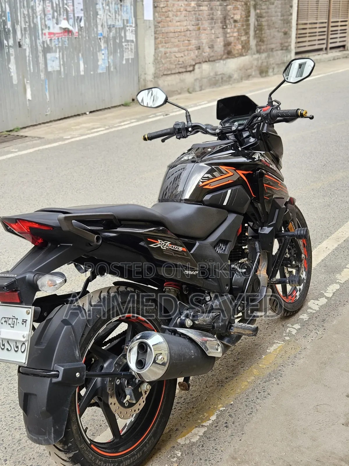 Honda X-Blade 160 2025 Black