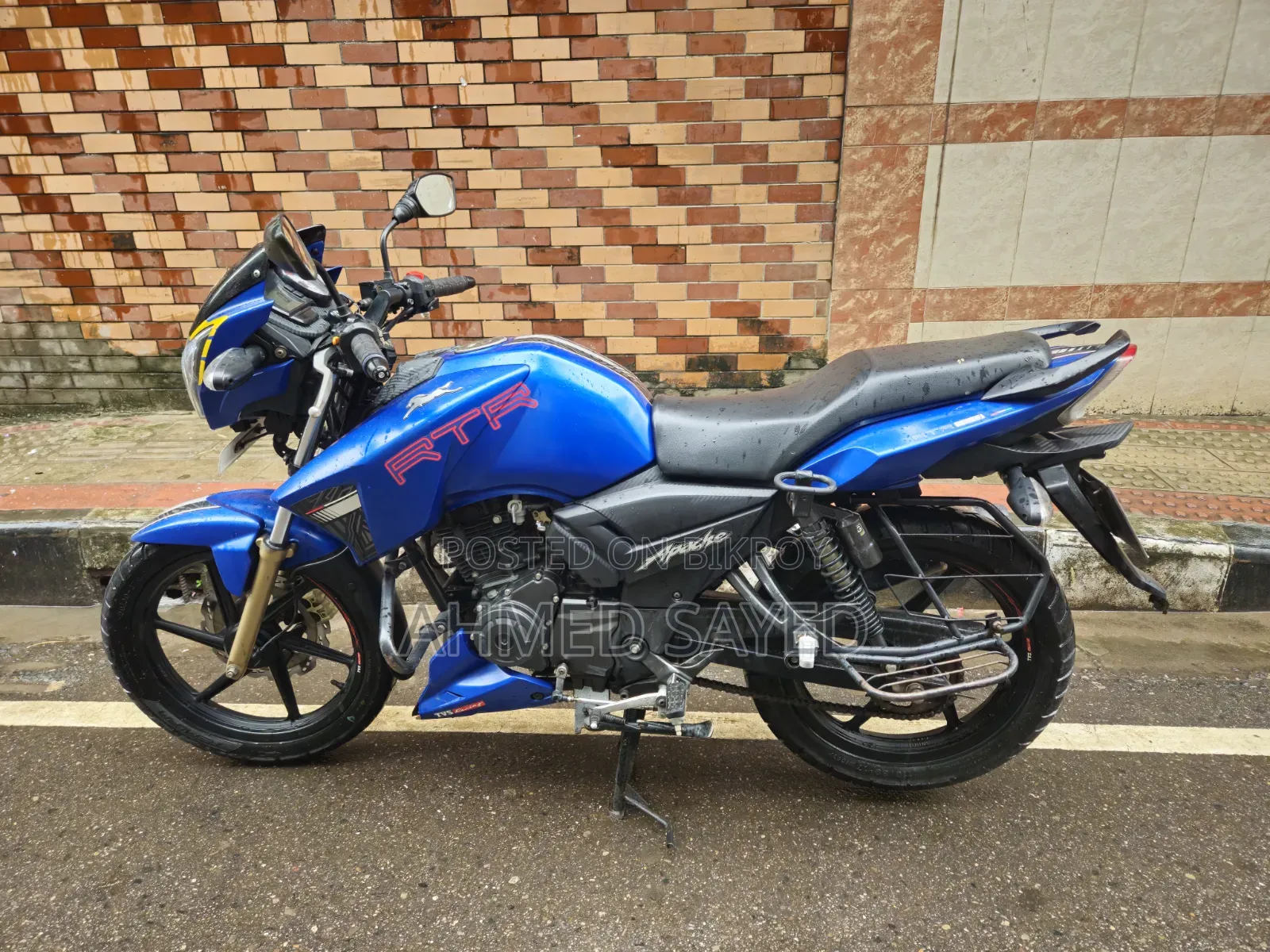 TVS Apache RTR 160 2V 2021 Blue