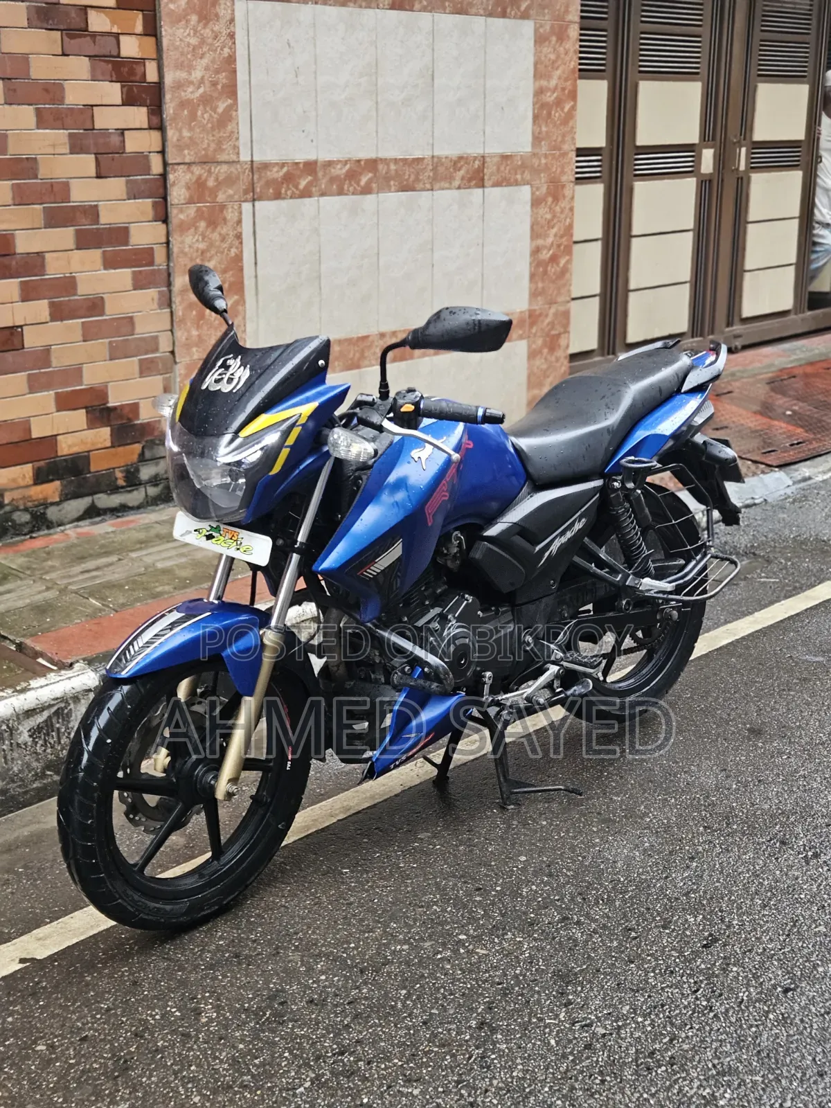 TVS Apache RTR 160 2V 2021 Blue
