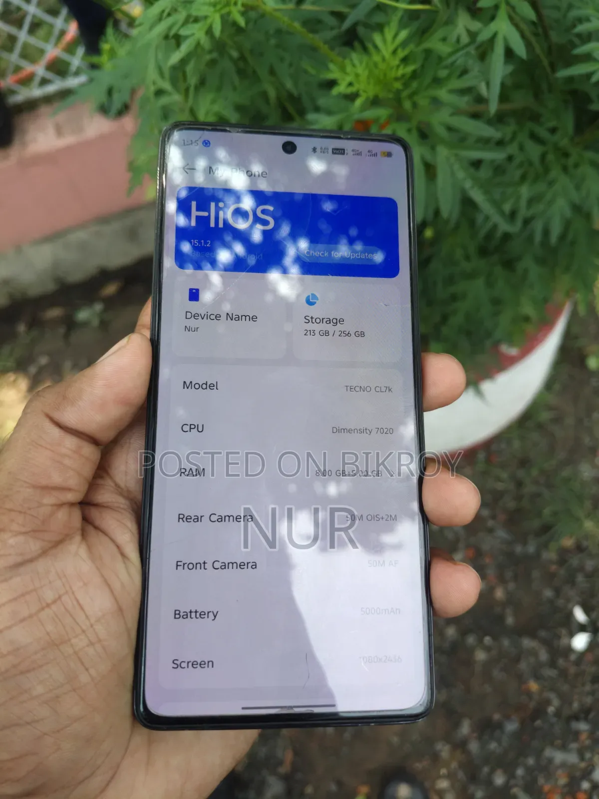 Tecno Camon 30 5G 256 GB Gray