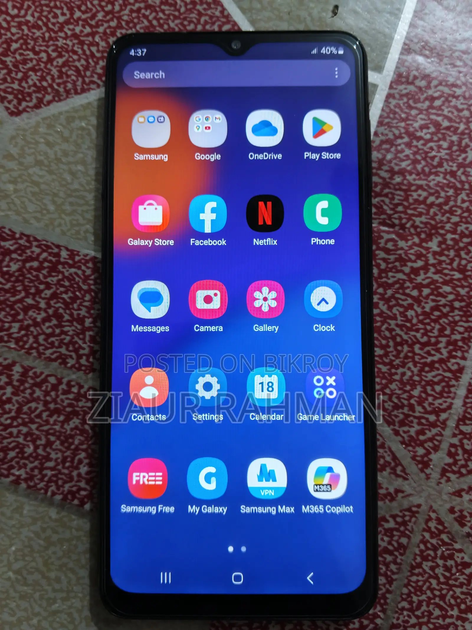 Samsung Galaxy M12 128 GB Black