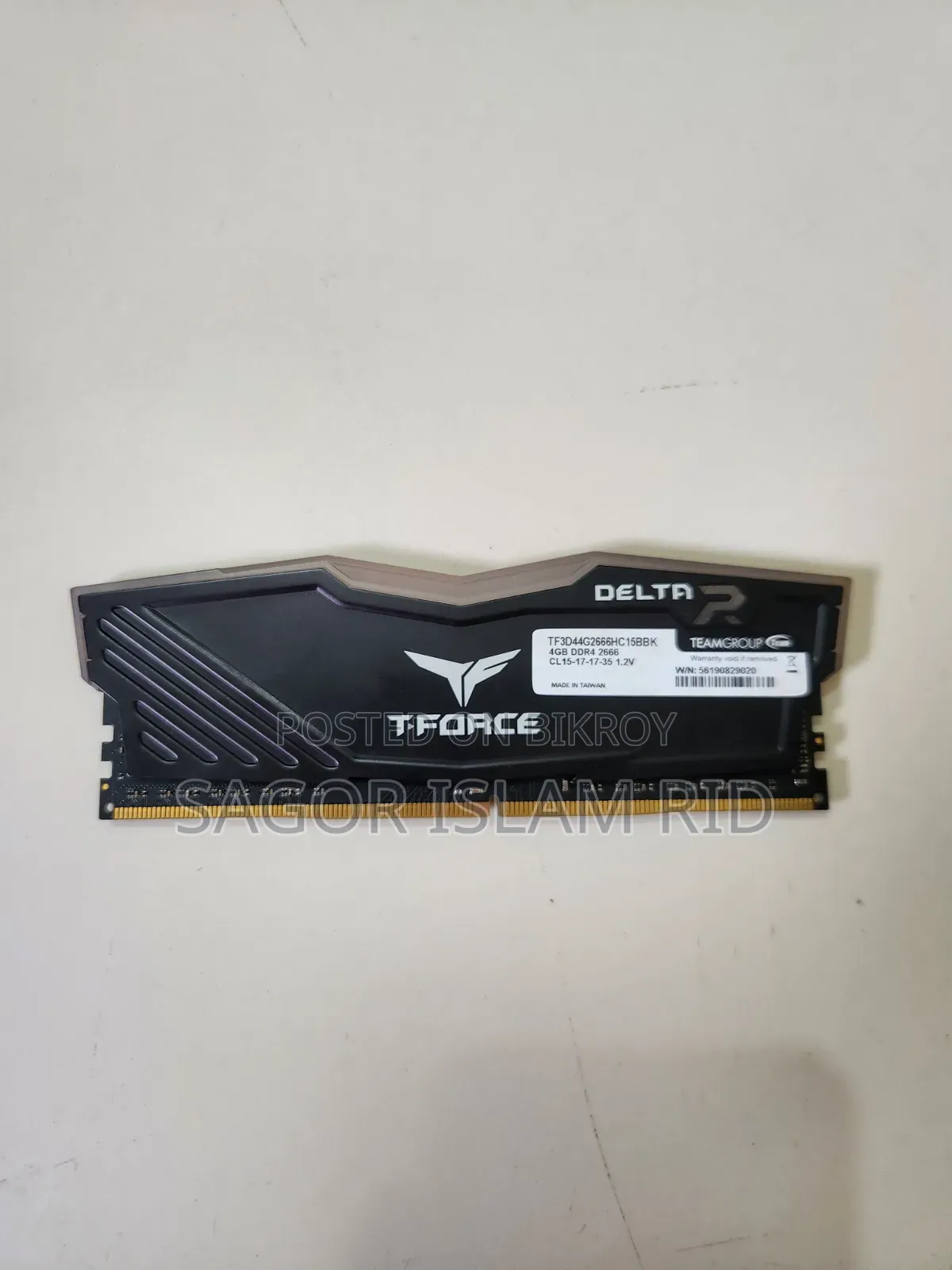 Team Delta 4gb Ddr4 Rgb Desktop Ram