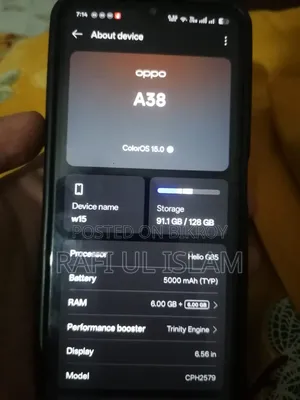 Oppo A38 128 GB Black