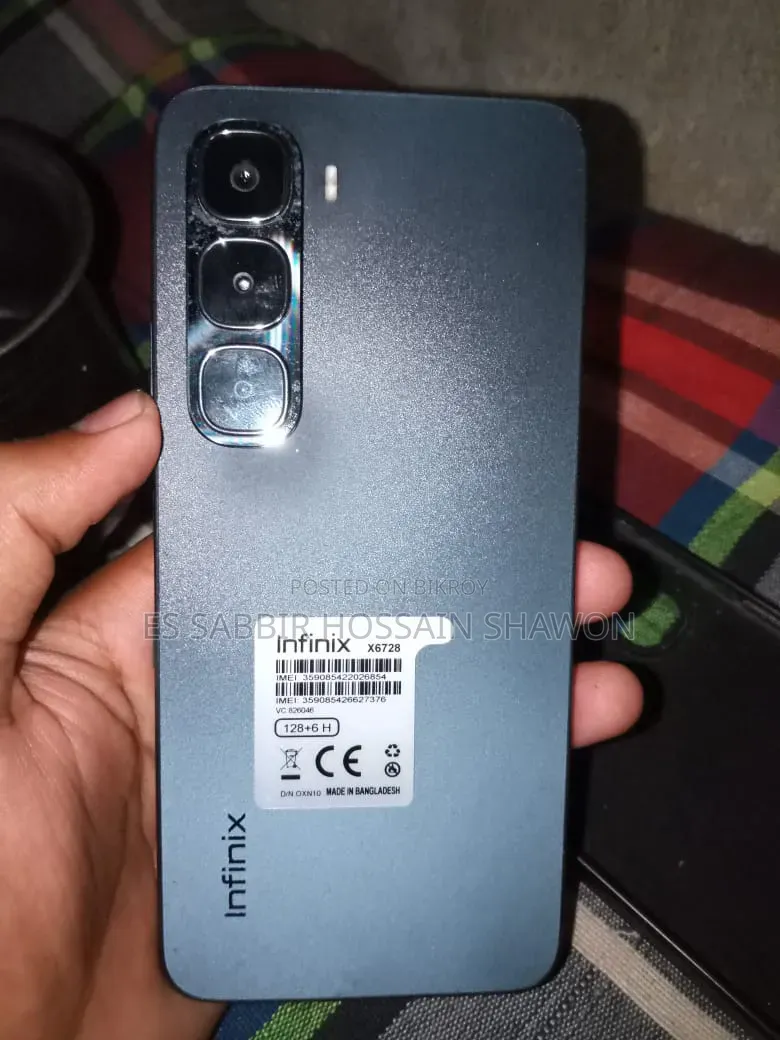 Infinix Hot 60i 128 GB Black