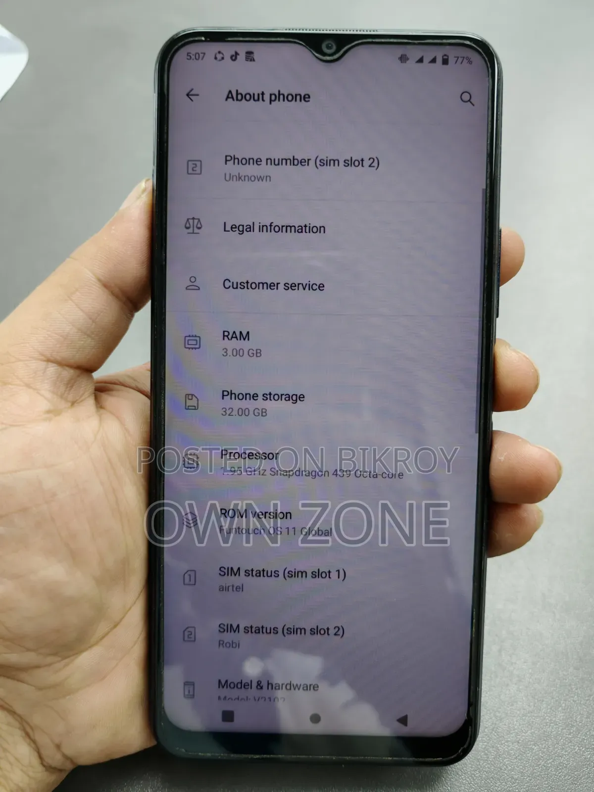 Vivo Y12 32 GB Blue