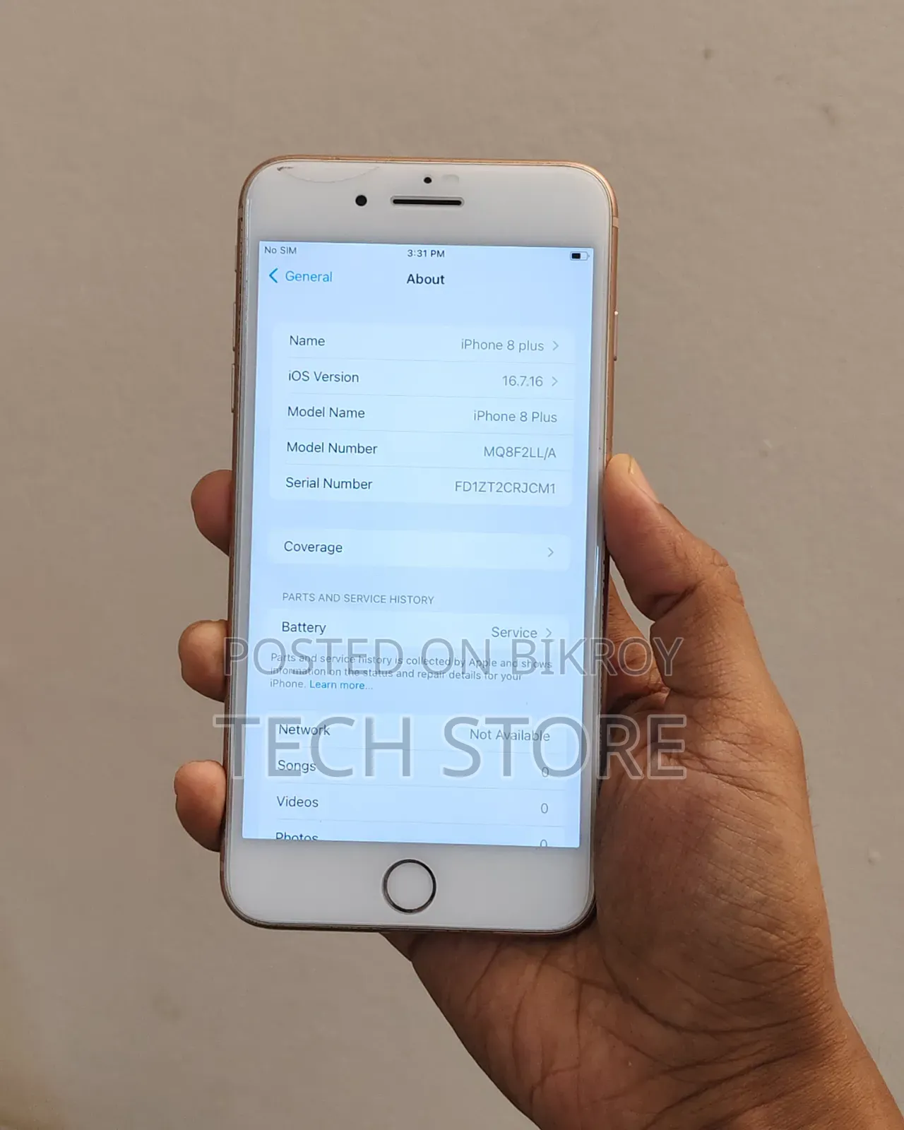 Apple iPhone 8 Plus 64 GB Rose Gold