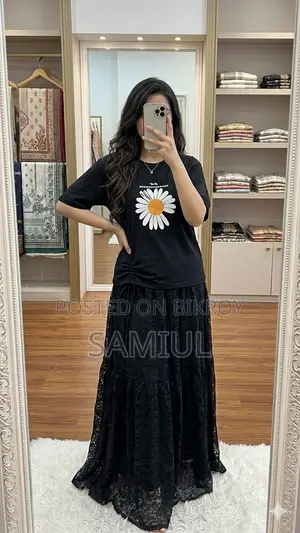 T-shirt and Skirt Set