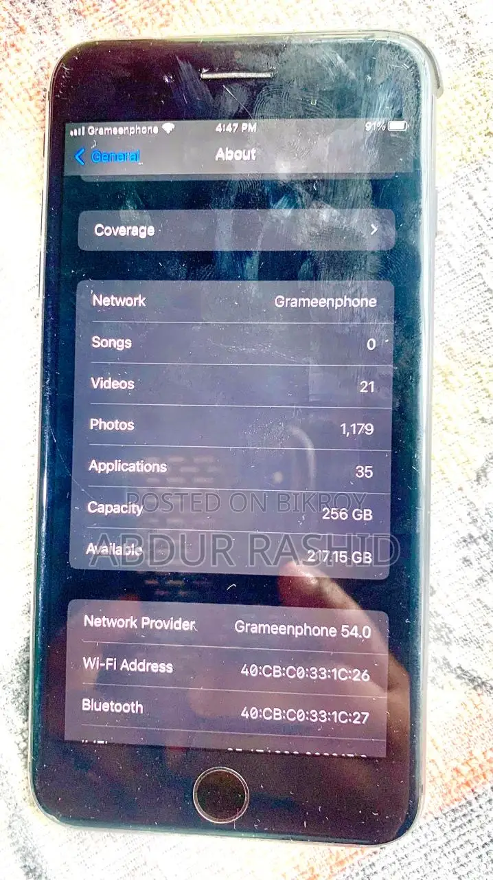 Apple iPhone 8 Plus 256 GB Gray