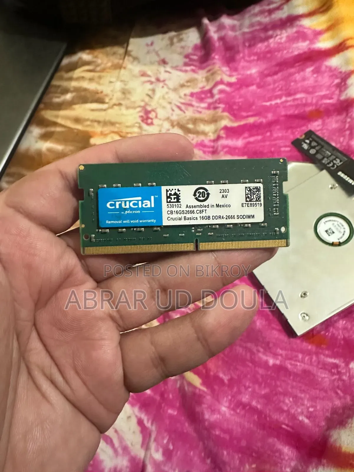 Crucial 16GB DDR4 Laptop RAM