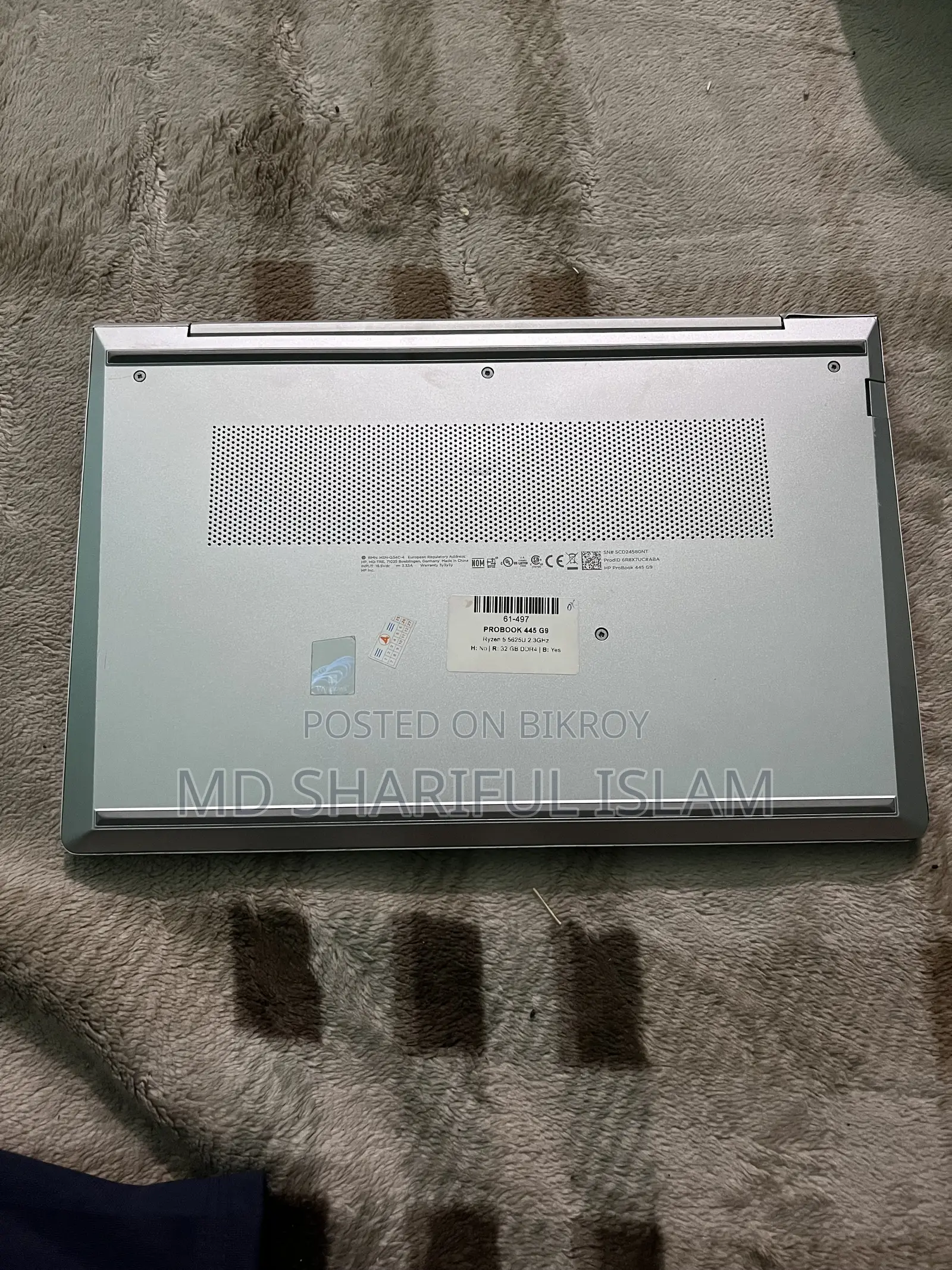 Laptop HP ProBook 445 G9 16GB AMD Ryzen 5 SSD 512GB