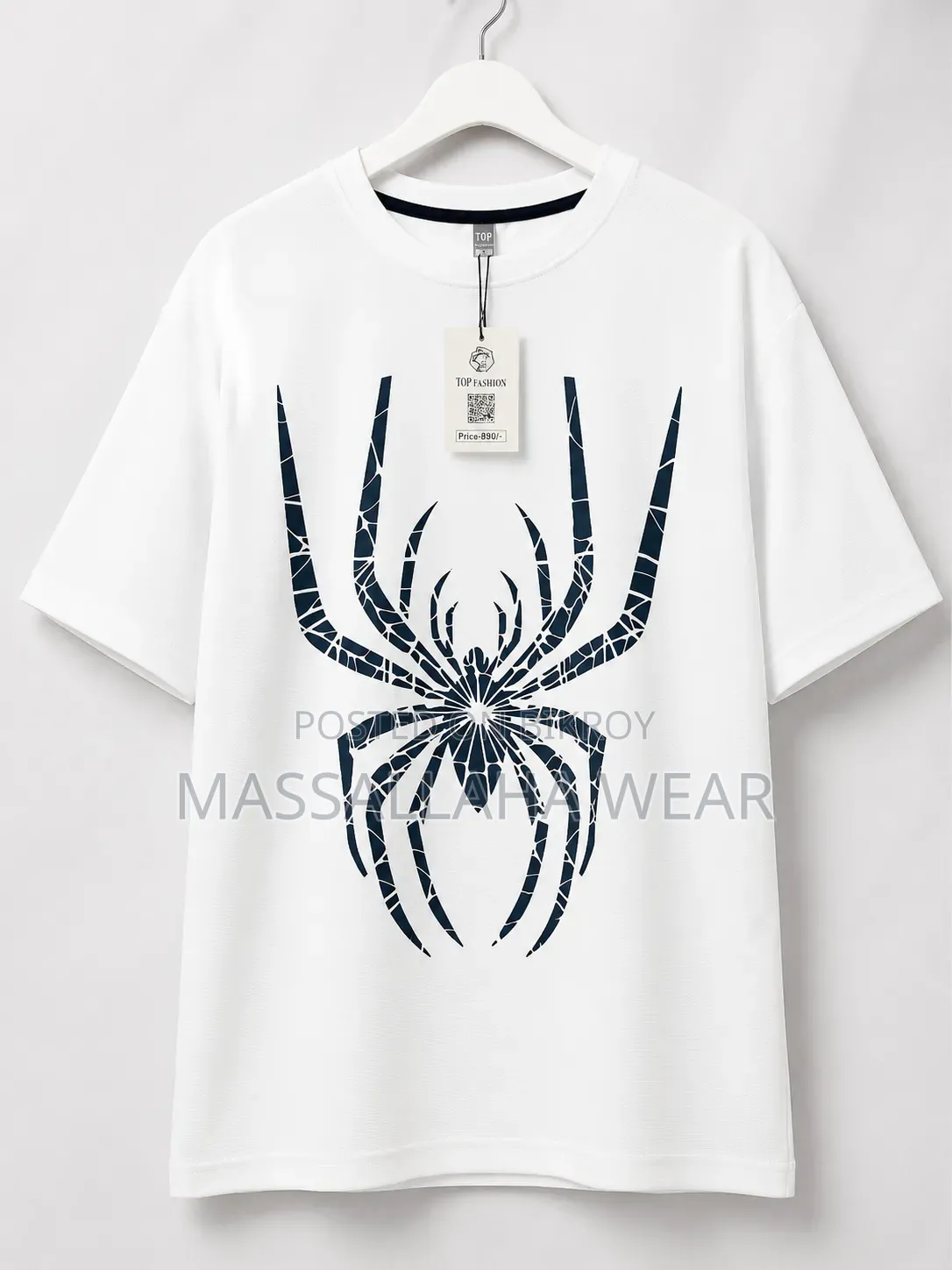 Premium Spider Graphic T-Shirt – Cotton
