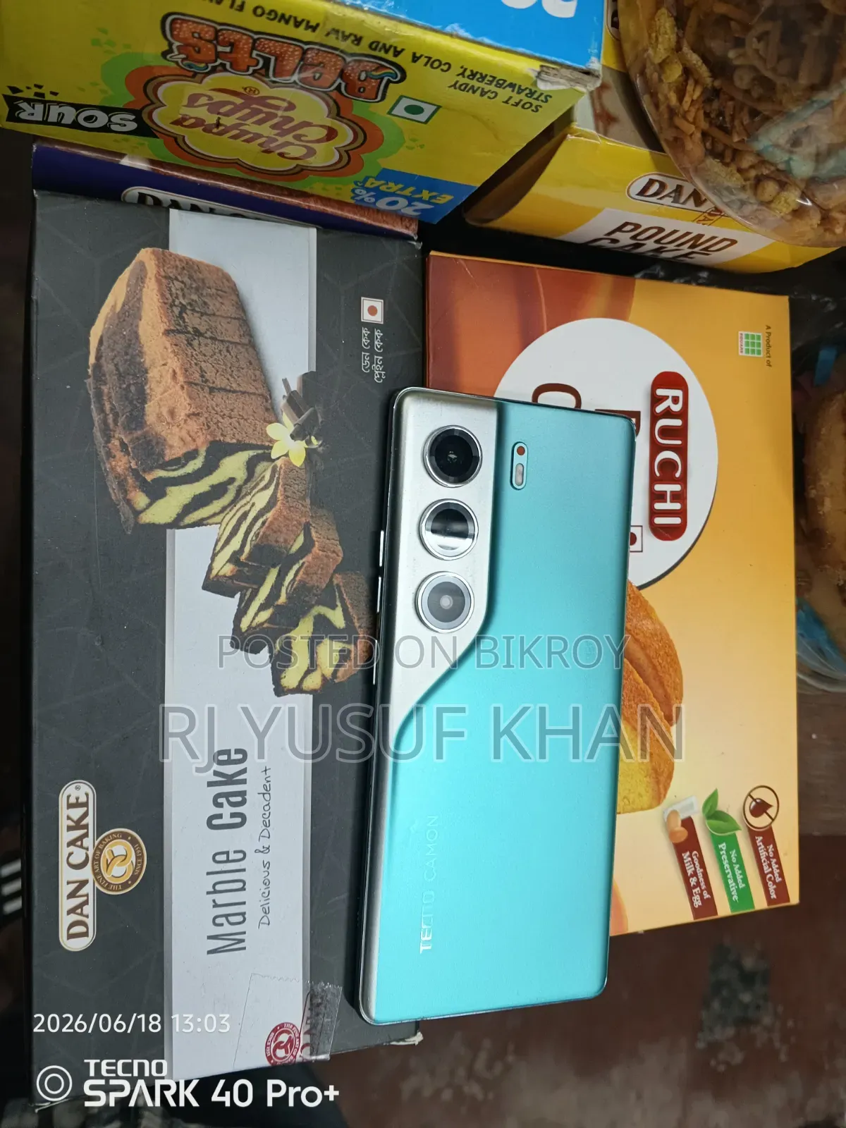 Tecno Camon 40 Pro 4G 256 GB Green