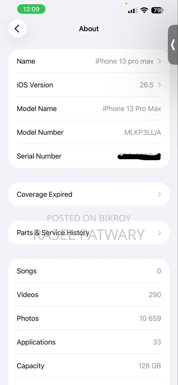Apple iPhone 13 Pro Max 128 GB Blue