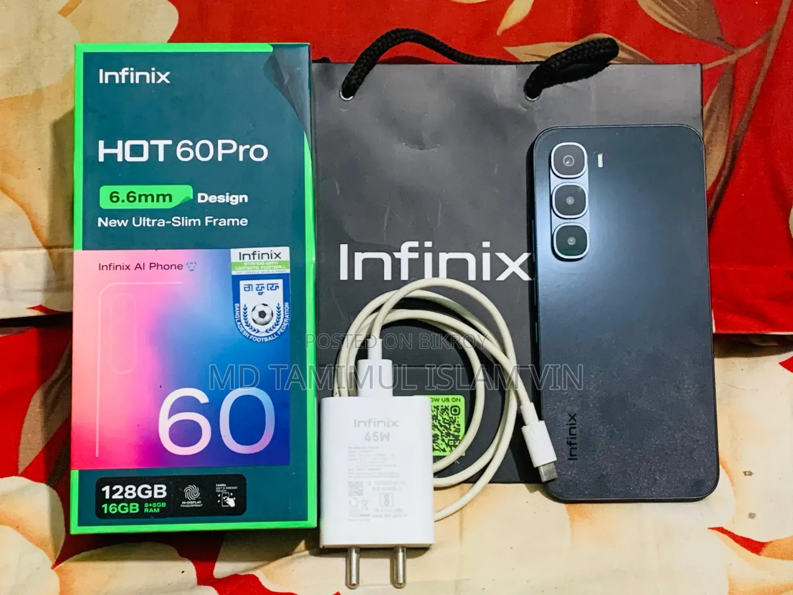 Infinix Hot 60 Pro 128 GB Black
