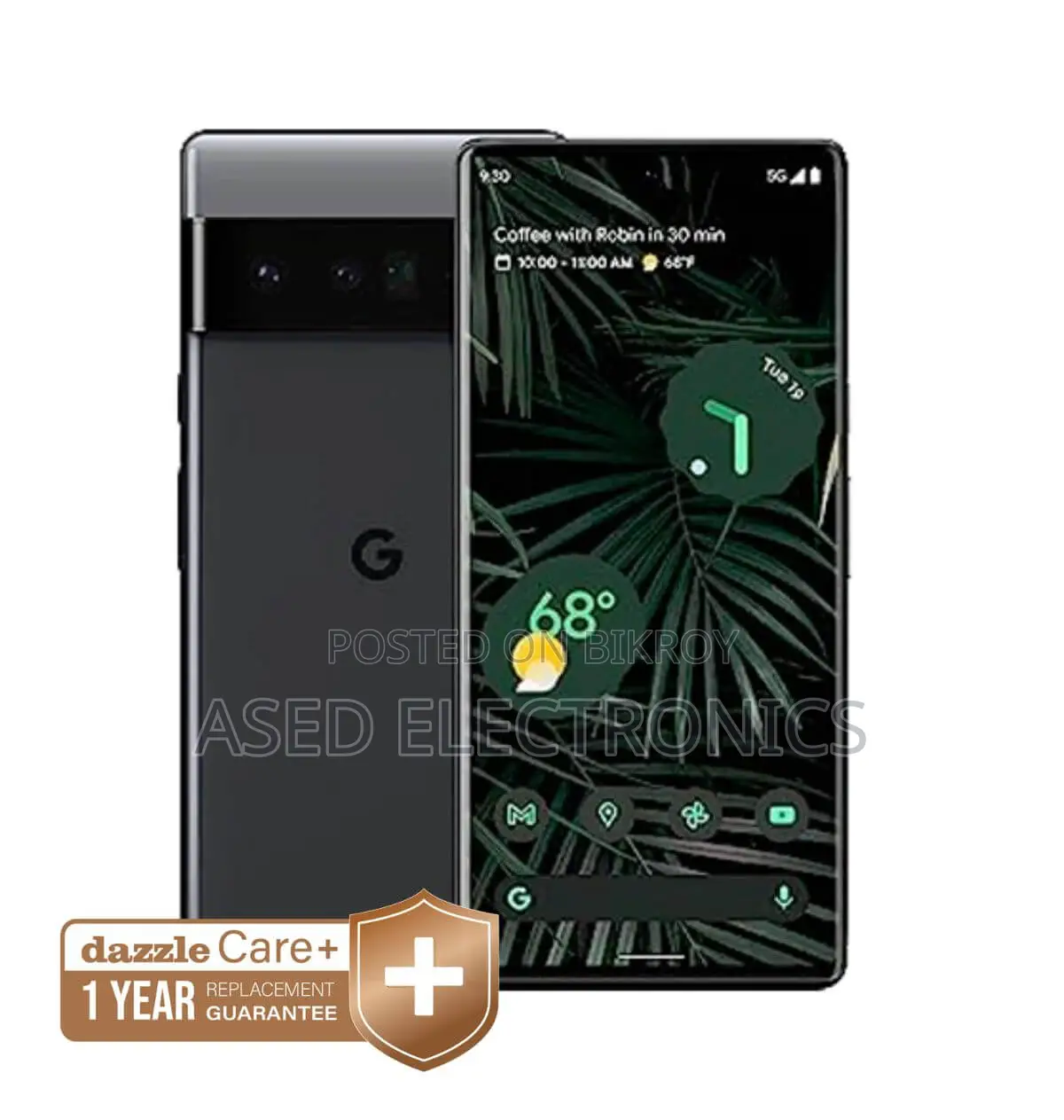 New Google Pixel 6 128 GB Black