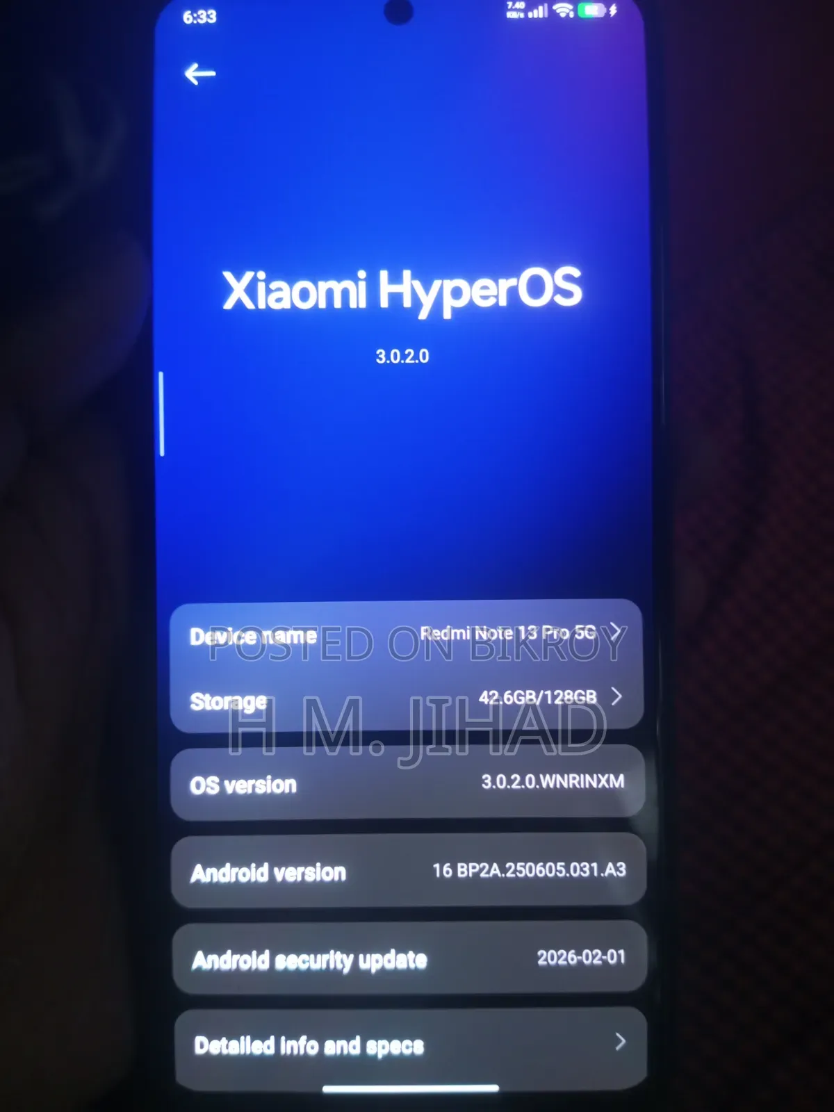 Xiaomi Redmi Note 13 Pro 5G 128 GB Red