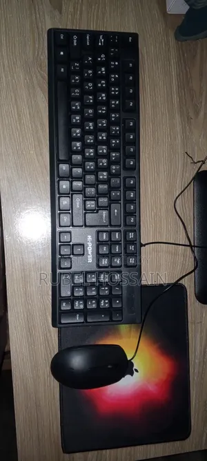 Hi-Power Wired Keyboard (X2) Mouse: HP M10 Wired Mouse