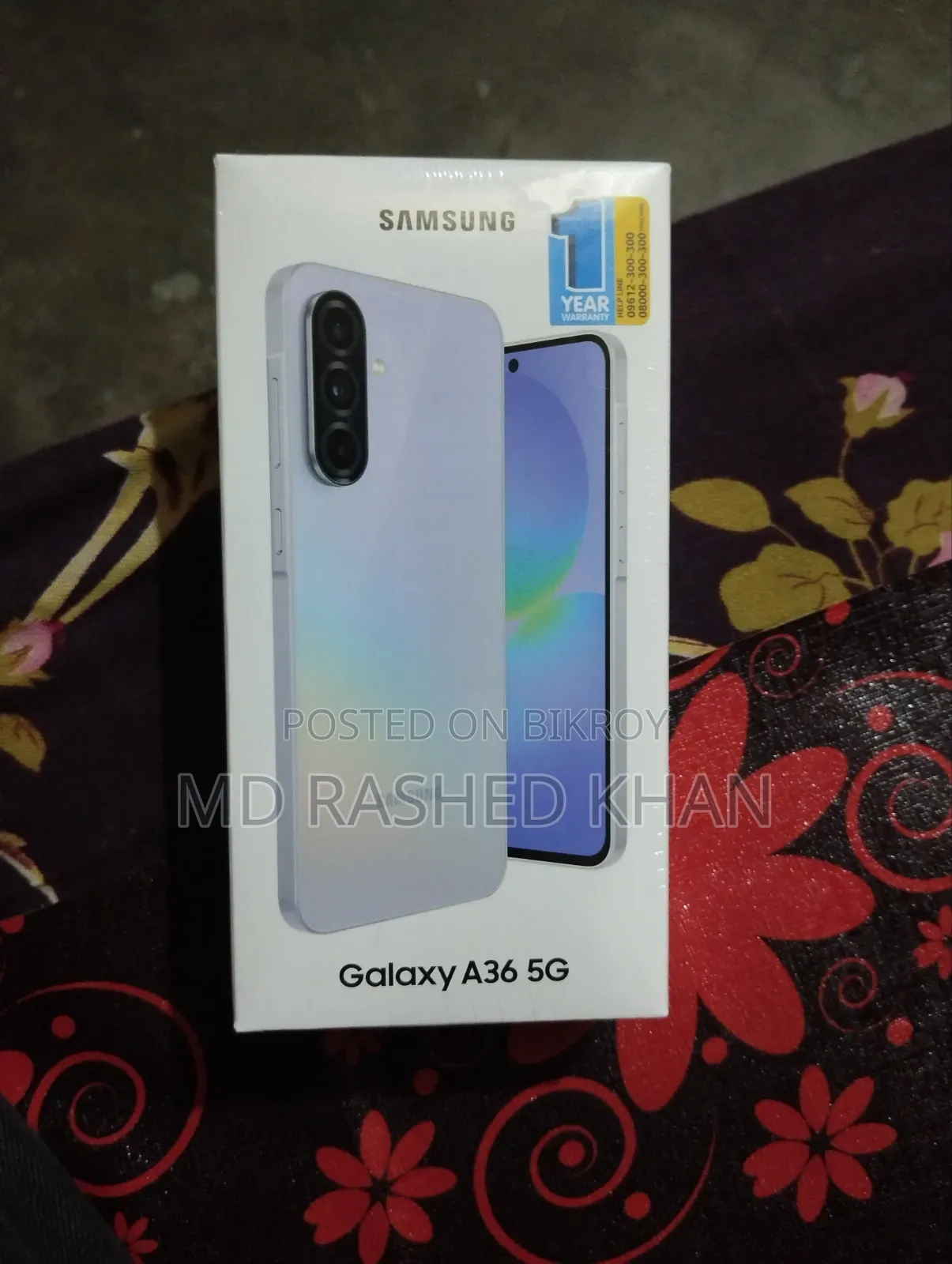New Samsung Galaxy A36 128 GB Blue