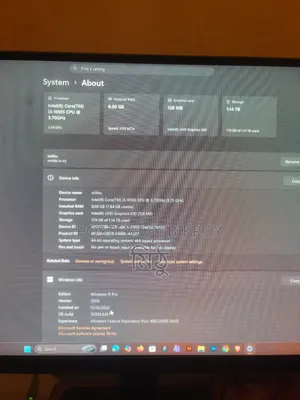 Desktop Computer 8GB Intel Core I3 SSD 1TB