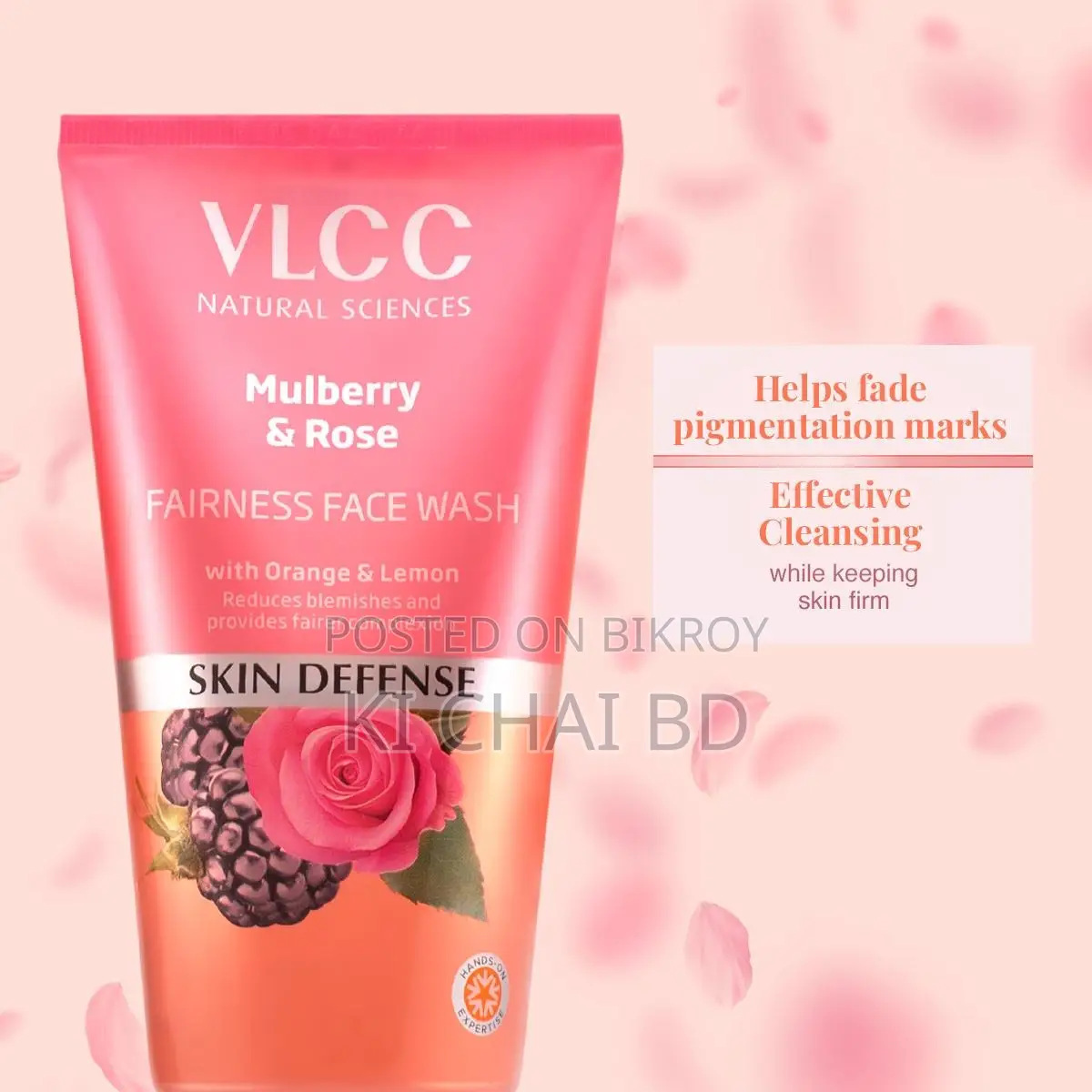 VLCC Mulberry Rose Face Wash - 150 Gm (Indian)