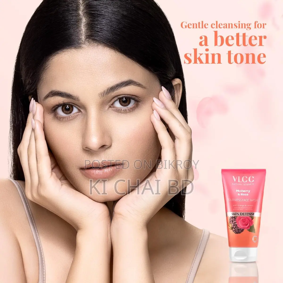 VLCC Mulberry Rose Face Wash - 150 Gm (Indian)