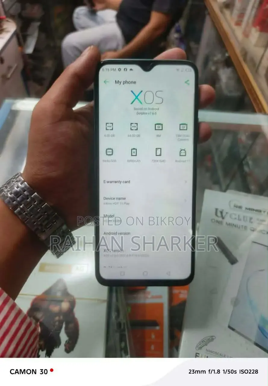 Infinix Hot 11 Play 64 GB Blue