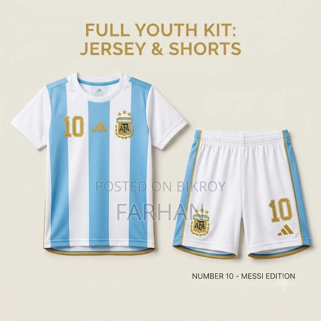 Premium Jersey Set (Argentina) L