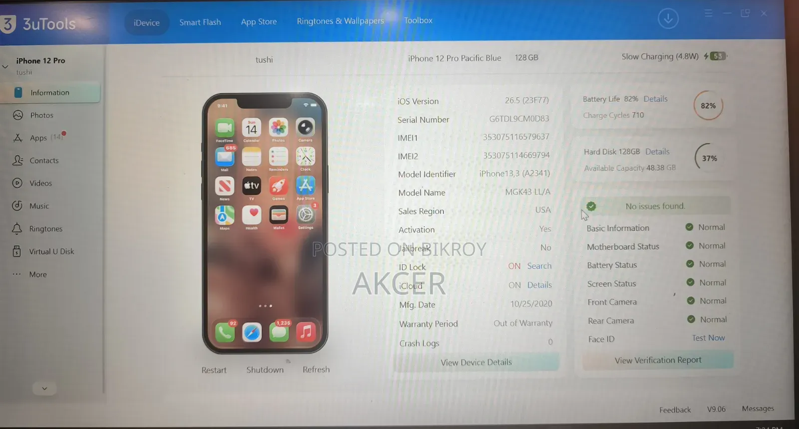 Apple iPhone 12 Pro 128 GB Blue