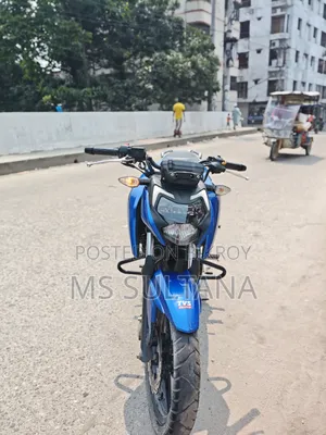 New TVS Apache RTR 160 4V 2024 Blue