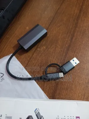 High-speed 2.5gbps Lan Adapter 2-in-1 Type-c Usb 5gbps Transfer Rate