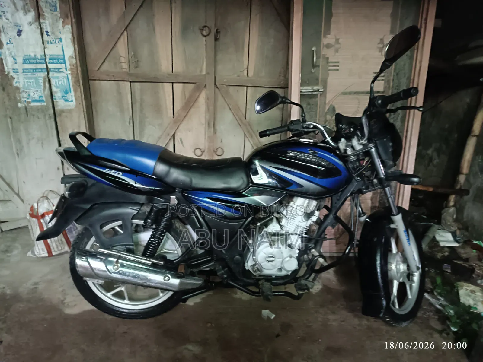 Bajaj Discover 125 2018 Blue