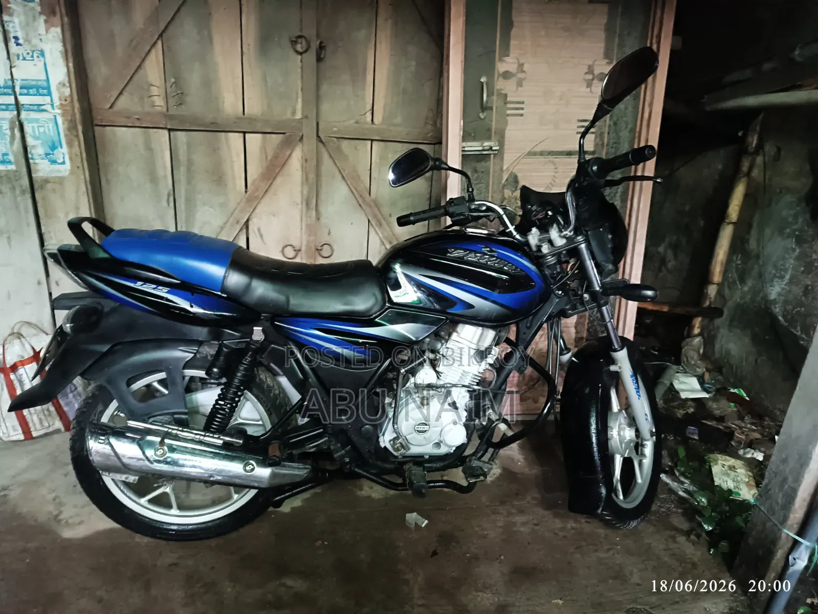 Bajaj Discover 125 2018 Blue