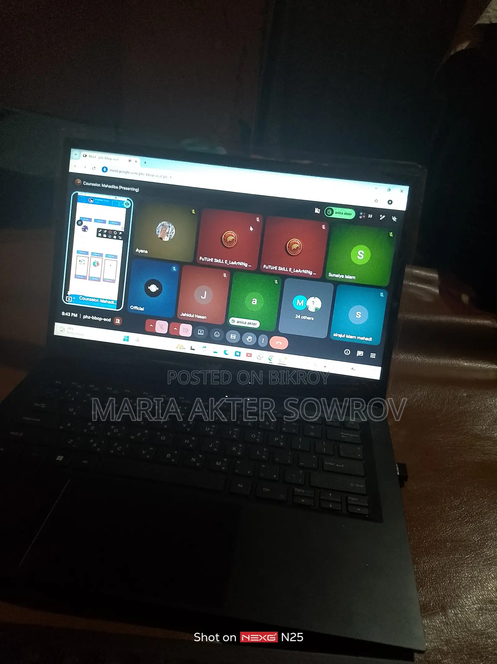 New Laptop 18GB HDD+SSD 128GB
