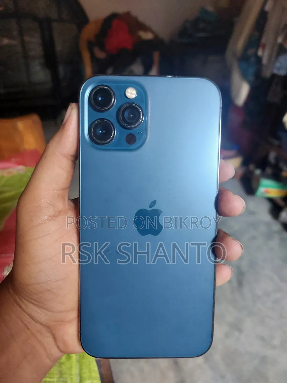 অ্যাপল আইফোন ১২ প্রো ম্যাক্স ২৫৬ জিবি ব্লু