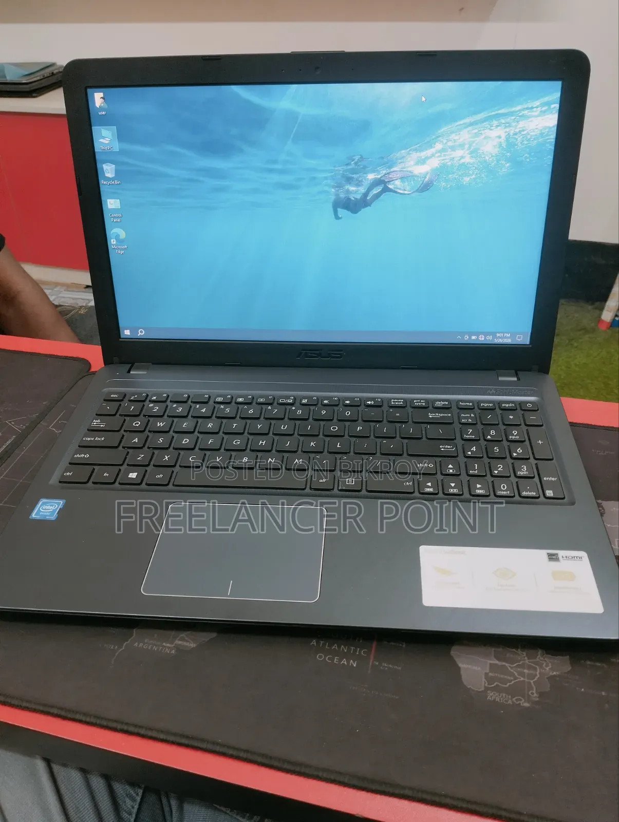 Laptop Asus VivoBook X540SA 4GB Intel Celeron SSD 128GB
