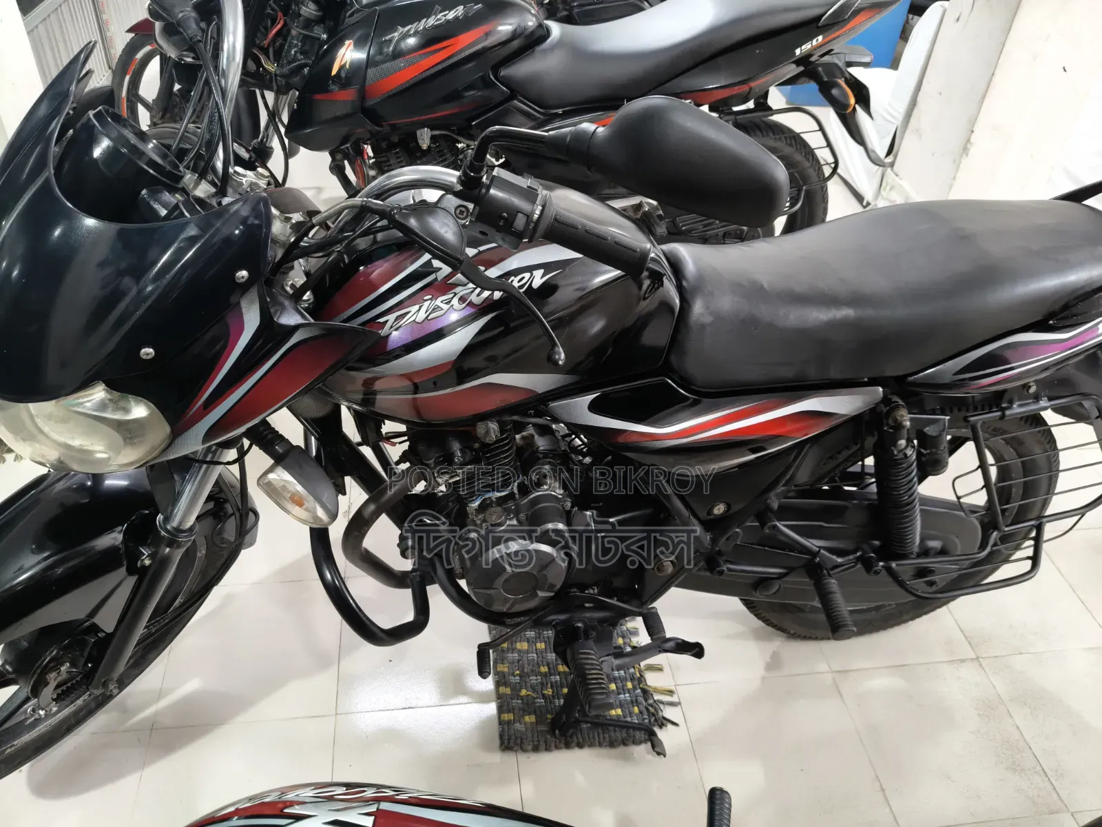 Bajaj Discover 100 2015 Purple