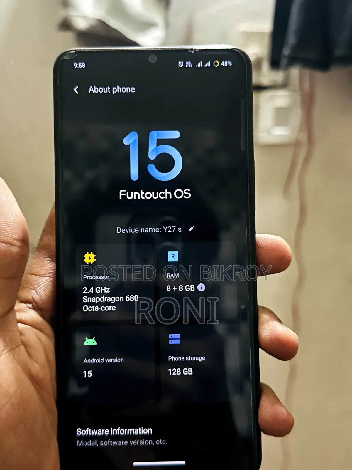 Vivo Y27s 128 GB Black