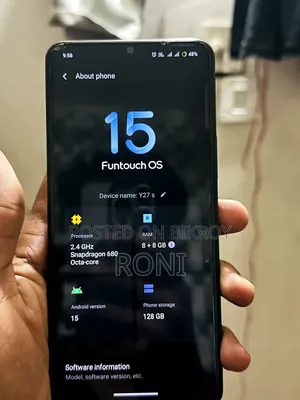 Vivo Y27s 128 GB Black