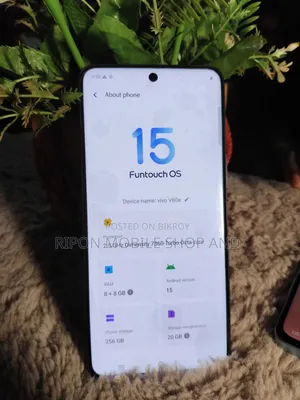 নতুন Vivo V60e ২৫৬ জিবি লাল