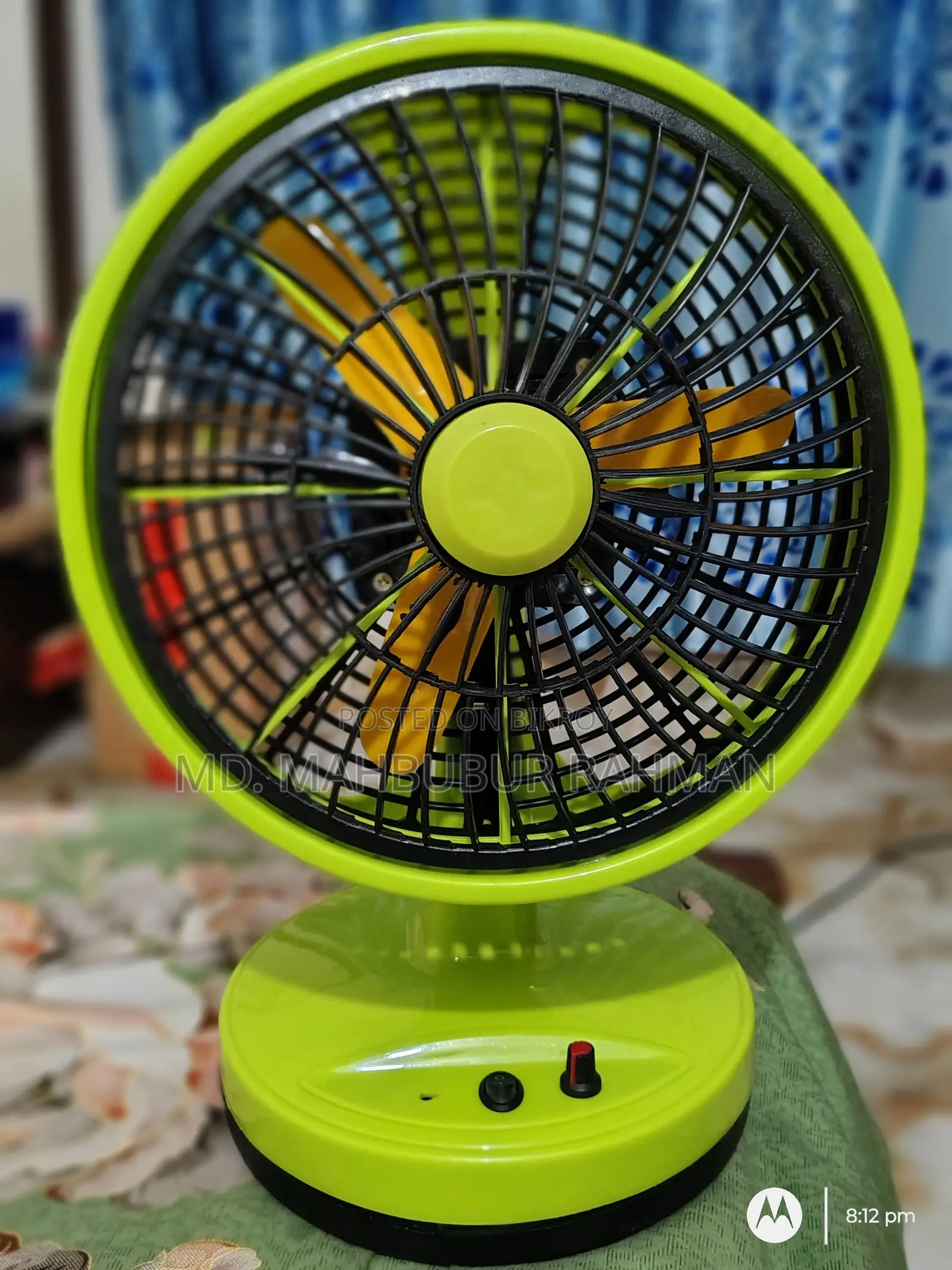 Rechargeable High Speed DC Fan
