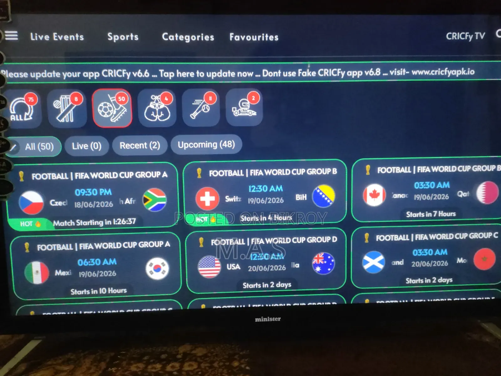 Minister 32" Smart Android LED TV