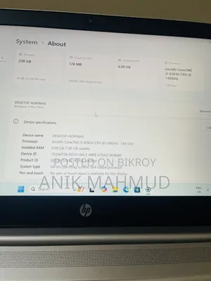 Laptop HP ProBook 440 G6 16GB Intel Core I5 SSD 256GB