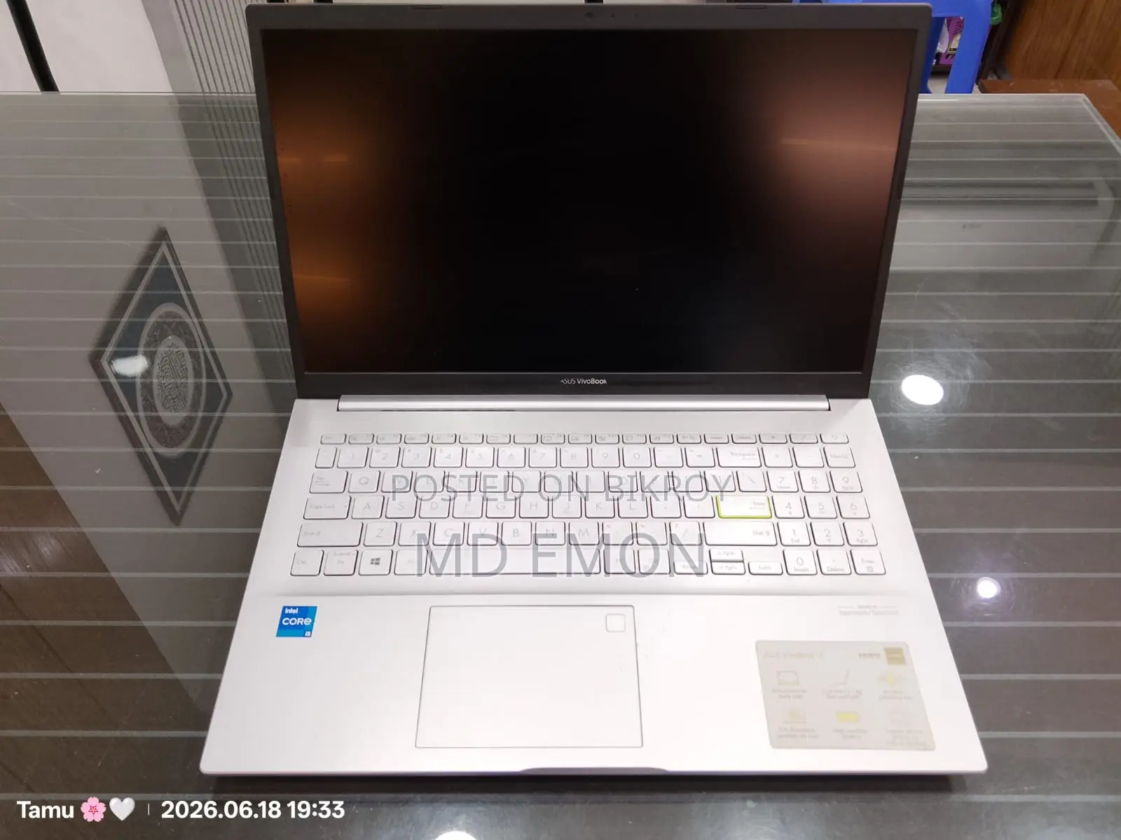 Laptop Asus VivoBook S15 S530UN 8GB Intel Core i5 HDD+SSD 512GB