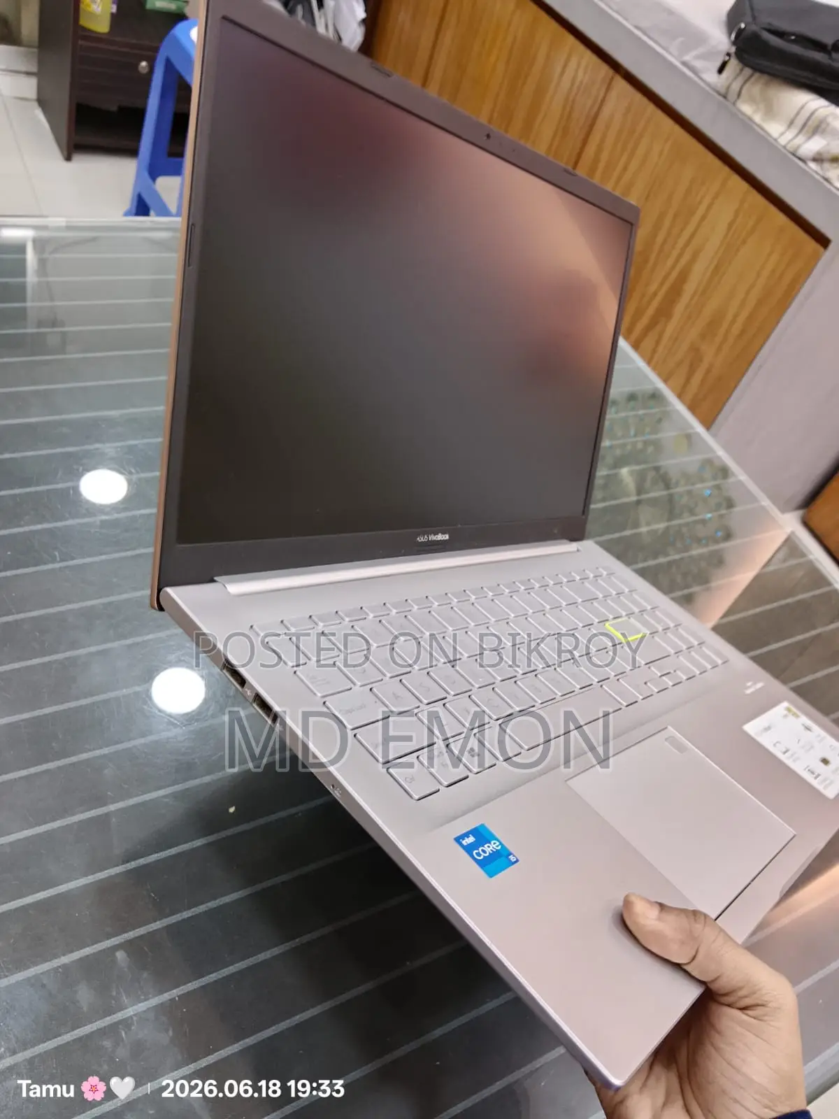 Laptop Asus VivoBook S15 S530UN 8GB Intel Core i5 HDD+SSD 512GB