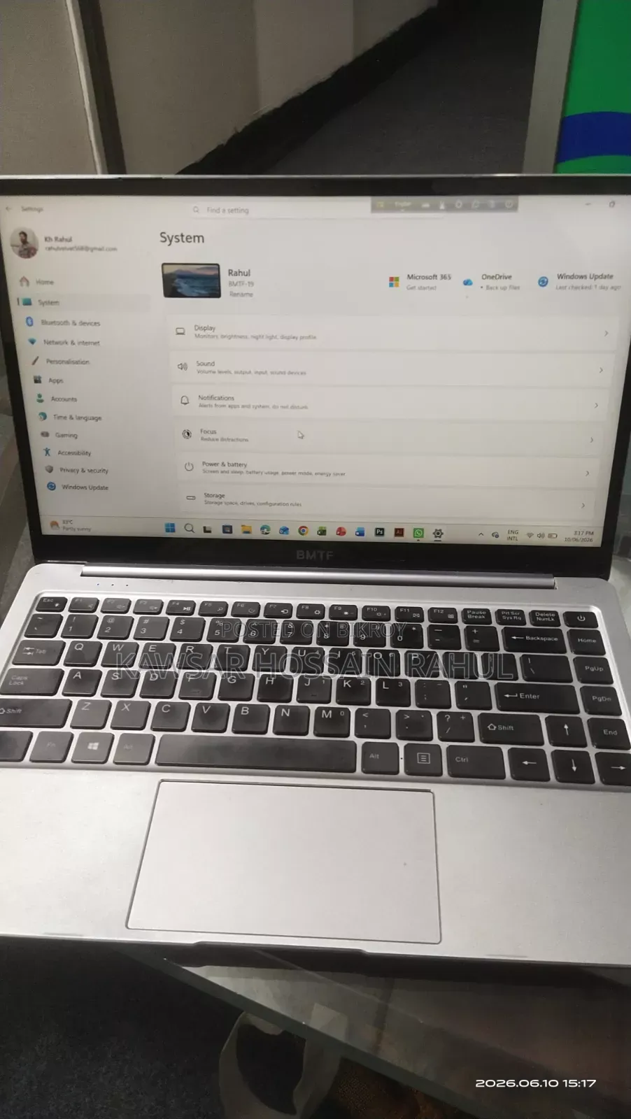Laptop Asus Vivobook 16 8GB Intel Celeron SSD 256GB